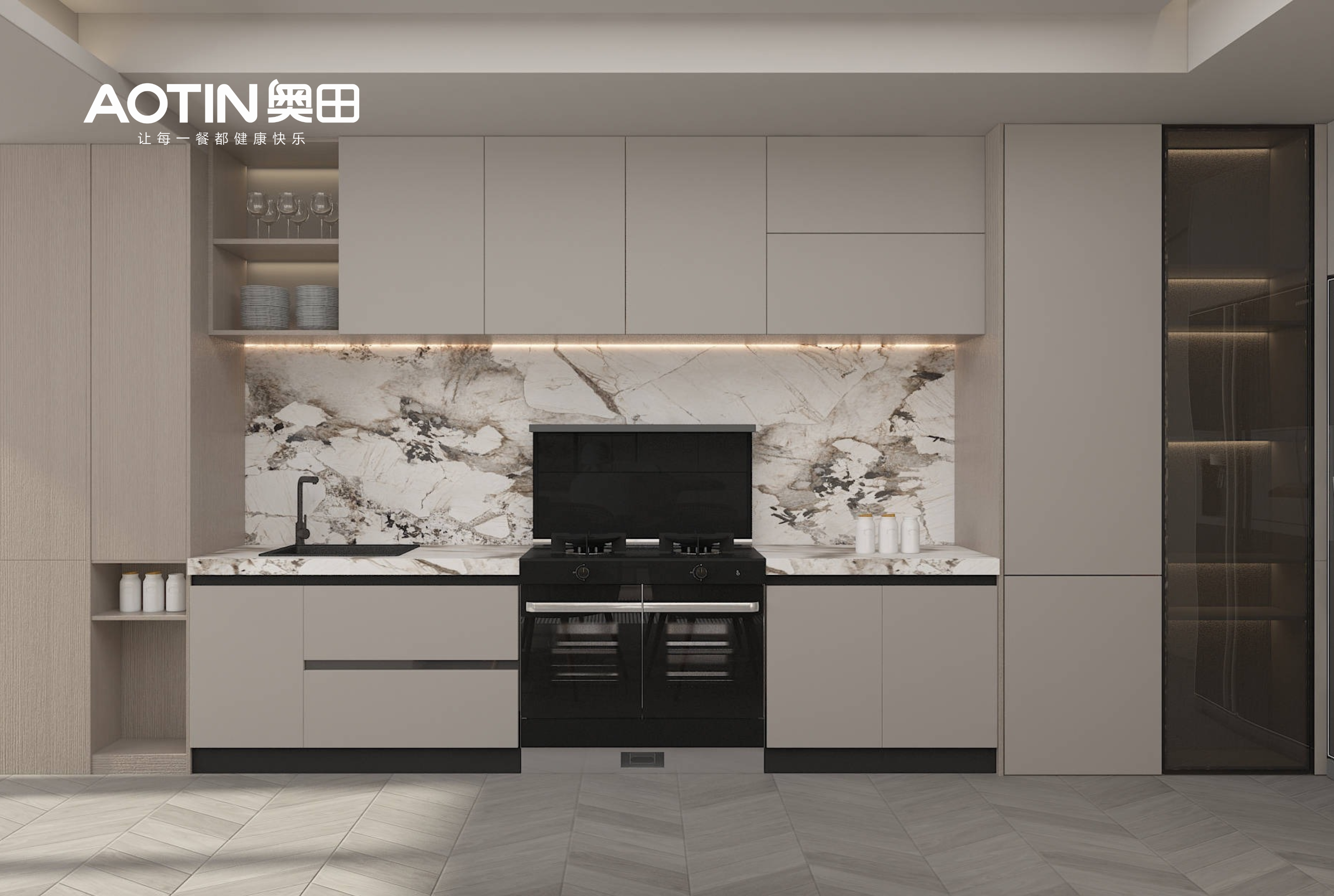 告别电器乱堆｜奥田双胆集成灶，小户型厨房的最优解